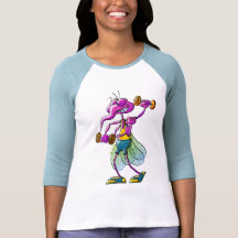 Mosquito Lifting Weights T Shirt