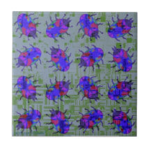 Moss Bugs Ceramic Tiles