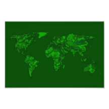 Moss green atlas photographic print