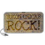 Moss Inspection; Yukon Chicks ROCK! Travel Speakers