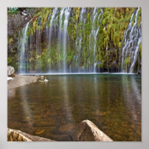 ~ Mossbrae Falls, California ~ Poster