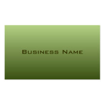 Mossy Green Business Card
