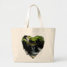 Mossy Waterfall Tote Bag
