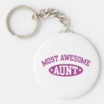 Most Awesome Aunt Key Chain