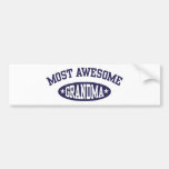 Most Awesome Grandma Bumper Stickers