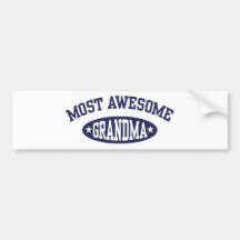 Most Awesome Grandma Bumper Stickers