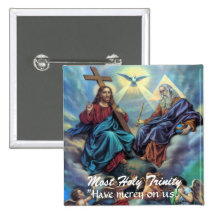 Most Holy Trinity Customized Button