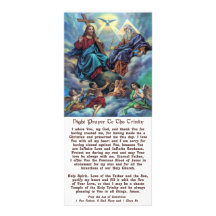 Most Holy Trinity Night Prayer Rack Card Template