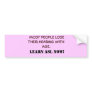 MOST PEOPLE LOSE THEIR HEARING WITH AGE.      ... BUMPER STICKERS