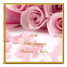 Most Popular and Elegant 50th Anniversary Invitations
