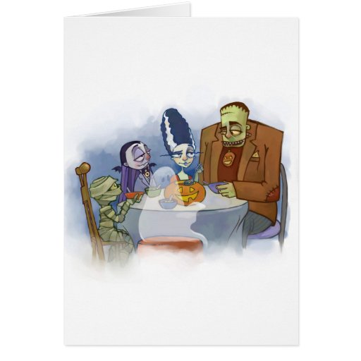 Moster Meal Greeting Card