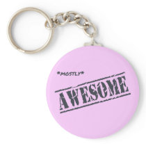 Mostly Awesome keychain keychains