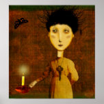 Moth Woman Poster Print