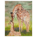 Mother and Baby Giraffes flyers