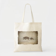 Mother and Baby Raccoon Bag