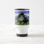 Mother and baby raven coffee mug