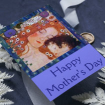 Mother and Child by Klimt Cards