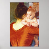 Mother and Child by Pierre Renoir Print