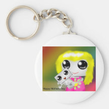 Mother and Child Keychains