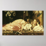 Mother and Child, Leighton, Vintage Victorian Art Posters
