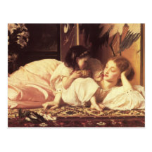 Mother And Child - Lord Frederick Leighton Post Card