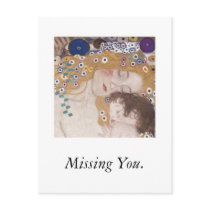 Mother and Child, Missing You. Post Cards