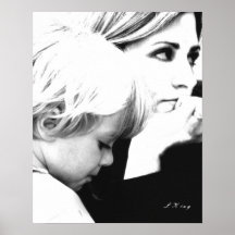 mother and child print