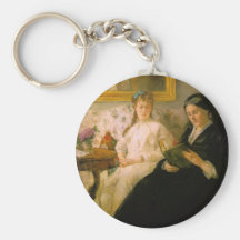 Mother and Sister of the Artist Reading Keychains