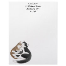 Mother Cat and Kitten Letterhead