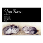 MOTHER CAT WITH KITTENS BUSINESS CARD