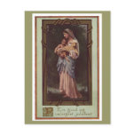Mother & Child Holiday Postcard