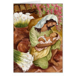 MOTHER & CHILD WITH CALLAS 1.8MB GREETING CARD