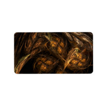 Mother Earth Abstract Art Labels