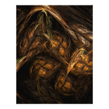 Mother Earth Abstract Art Letterhead
