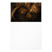 Mother Earth Abstract Art Stationery