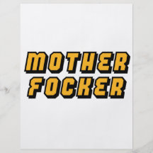 Mother Focker Flyer Design