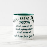 mother gift green heart tea mug mugs