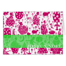 Mother Goose Joyeux Noel Cards
