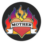 Mother Heart Tattoo Mother's Day Sticker