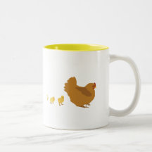 Mother Hen and Chicks Mug