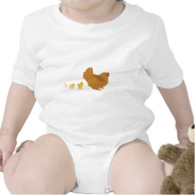 Mother Hen and Chicks Tee Shirts