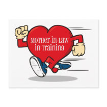 Mother-In-Law in Training Postcard