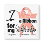 Mother-in-Law  - Uterine Cancer Ribbon magnets