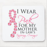 Mother-in-Law's Inspiring Courage - Breast Cancer Mouse Pads