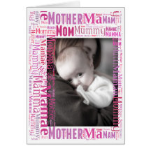 Mother in Many Languages - Mothers Day Card