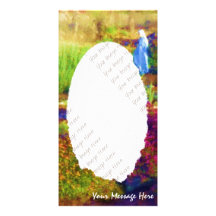 Mother Mary's Garden photocard Photo Greeting Card