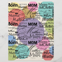 Mother Mom Mum Mama Mommy Flyers