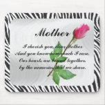 MOTHER -MOUSEPAD-ZEBRA STRIPE DESIGN