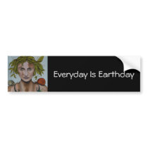 Mother Nature-Everyday Is Earthday Bumper Stickers