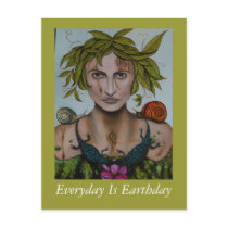 Mother Nature-Everyday Is Earthday Postcard